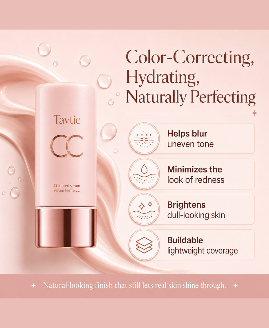 CC Serum – Shade-Adaptive Coverage, 24H Hydration & Waterproof Wear