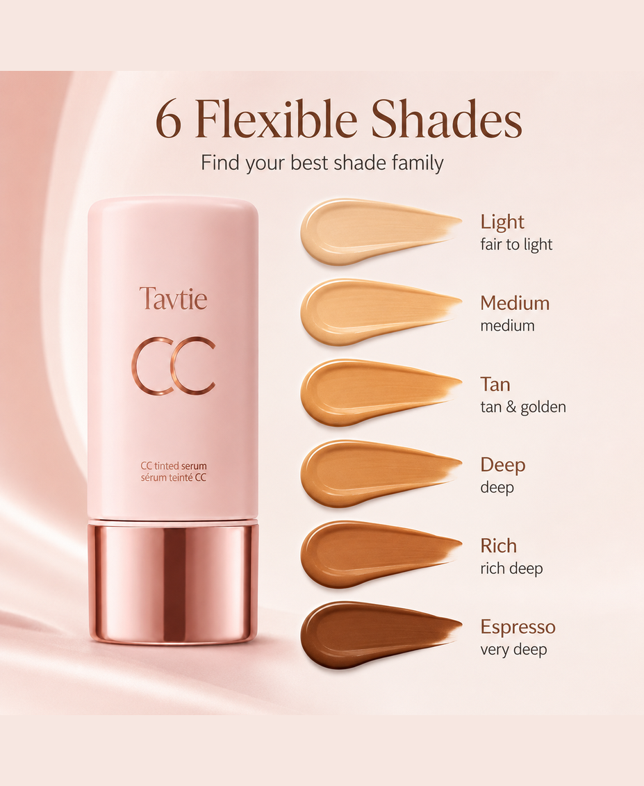 CC Serum – Shade-Adaptive Coverage, 24H Hydration & Waterproof Wear