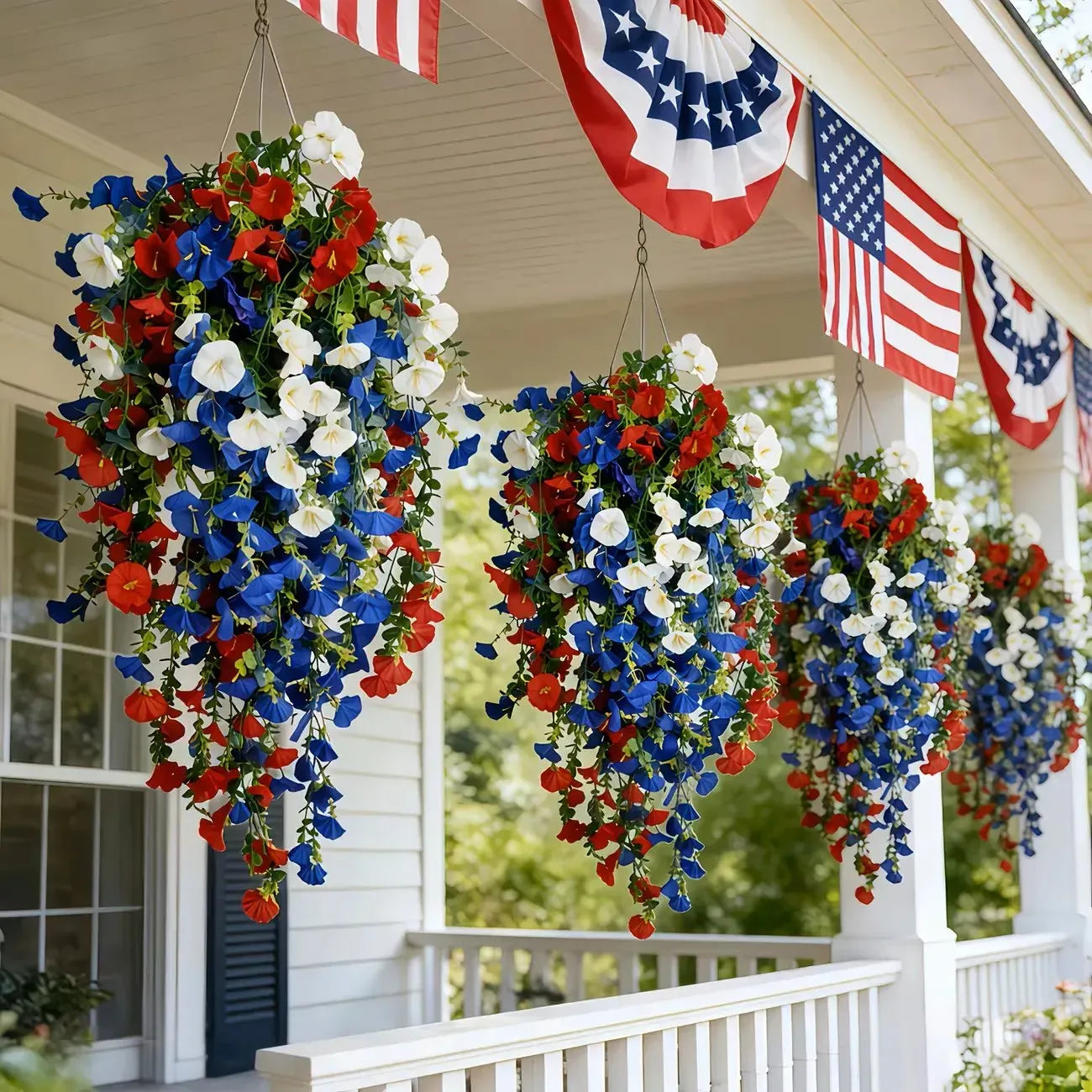 ✨Independence Day Hot Sale❤️🤍💙250th Anniversary Bouquet – Perfect for Porch & Party 💐