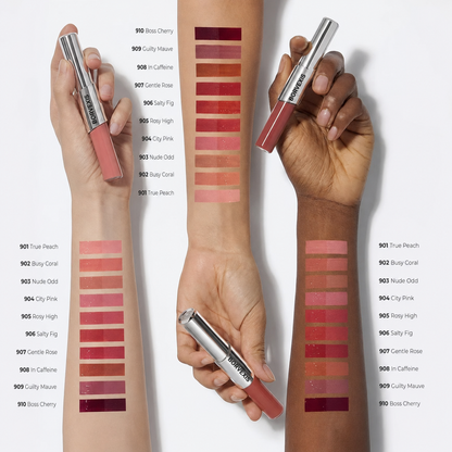 Perfect Twin Lip — Dual-Ended Liquid Lipstick with Velvet Matte Color and Glossy Shine