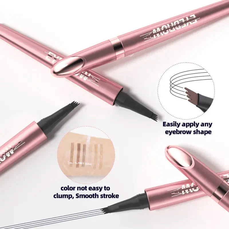 BORVEXIS waterproof micro-fork brow pen details