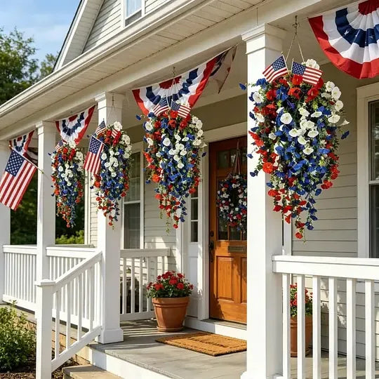 ✨Independence Day Hot Sale❤️🤍💙250th Anniversary Bouquet – Perfect for Porch & Party 💐