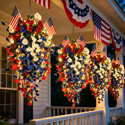 ✨Independence Day Hot Sale❤️🤍💙250th Anniversary Bouquet – Perfect for Porch & Party 💐