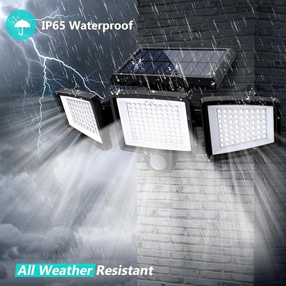 🔥 Father’s Day Sale - Solar Outdoor Lights 2500LM 210 LED Security Lights with Remote Control