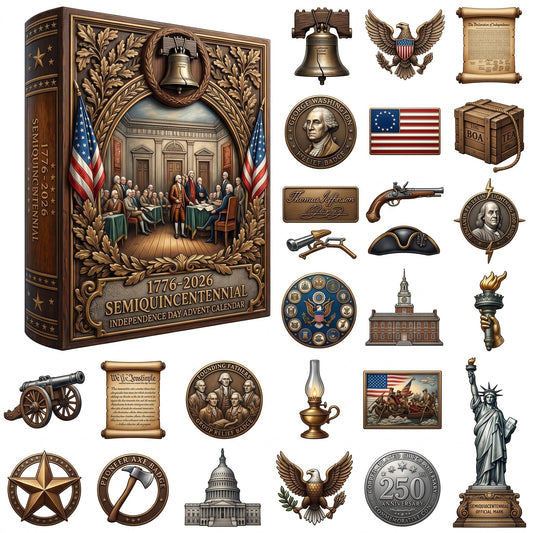 1776-2026 Semiquincentennial Independence Day Advent Calendar