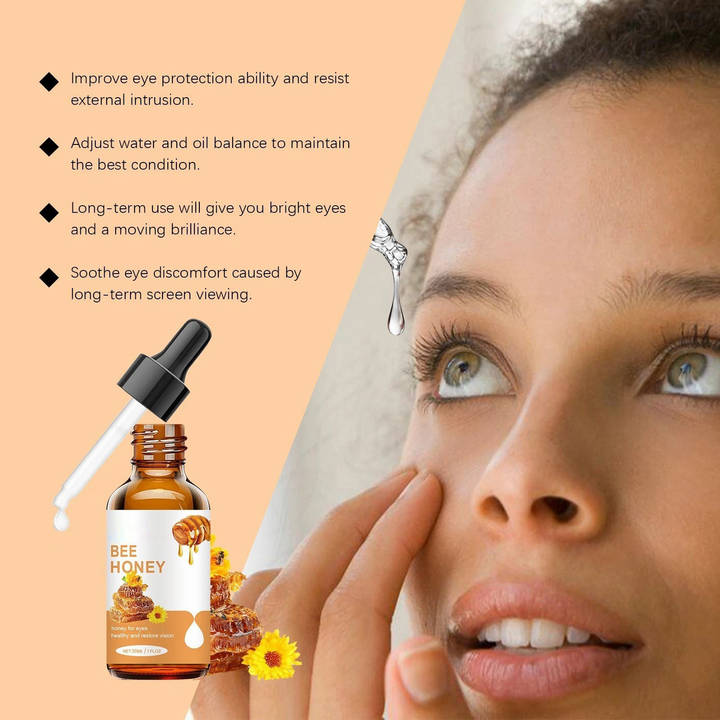 BeeHoney Eye Drops 🍯💧 – Relieve Eye Fatigue Every Day