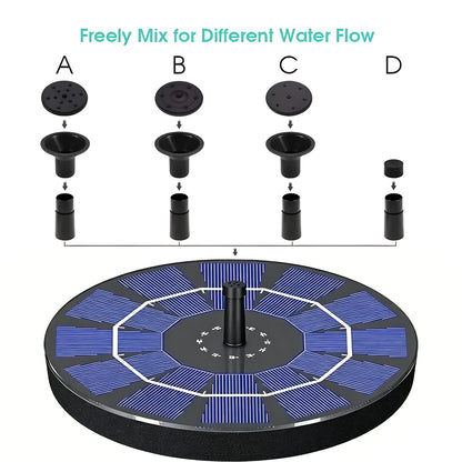 ⏳Time-Limited Special⏰Compact Solar Bird Fountain Pump – Keep Your Garden Alive! 🐦️